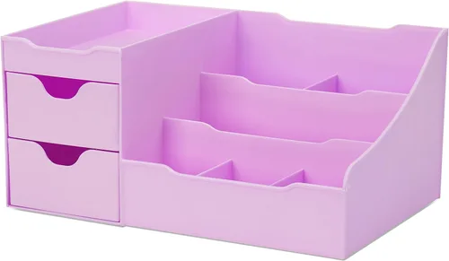 Vista 10 de Despejado diseños Maquillaje Organizador con cajones