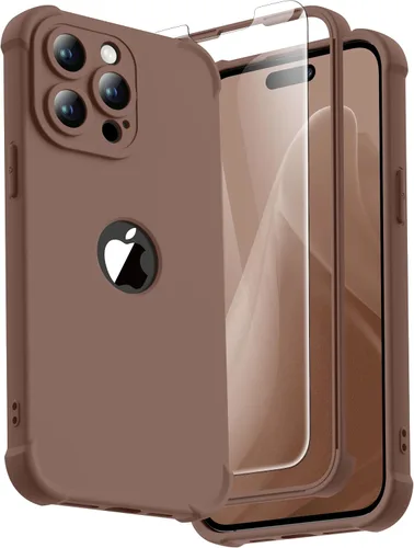 Vista 71 de ORETECH Funda para iPhone 11, con [2 protectores de pantalla de vidrio templado] [prueba de caídas de grado militar de 10 pies]