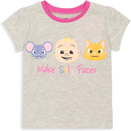 Vista 3 de CoComelon JJ Baby - Paquete de 3 camisetas para bebés a niños pequeños, Multicolor