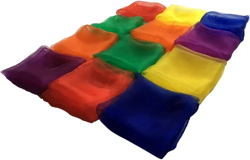 Vista 8 de AIVIAI Bufandas de baile Bufandas de música para niños Movimiento y Malabares 12pcs