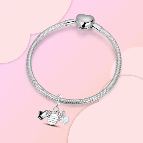 Vista 121 de Dije de girasol con diseño de estrella y luna y elefante para pulsera, collar de plata de ley 925, dijes de corazón de amor para mujer, regalo