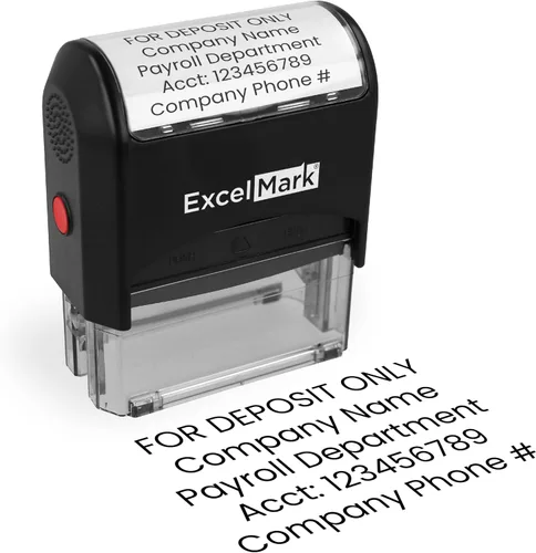 Vista 11 de ExcelMark Sello de depósito bancario, ideal para gestión de documentos bancarios eficientes con sellos de depósito, perfecto para entornos
