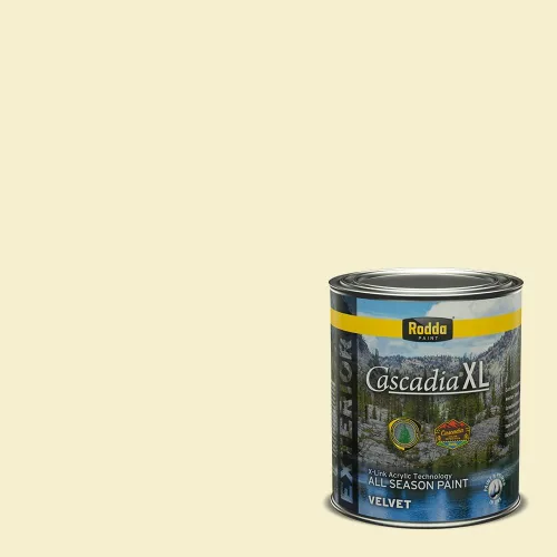 Vista 179 de Rodda Paint CASCADIA XL - Pintura satinada e imprimación para exteriores en uno, cuarto de galón, Annabel