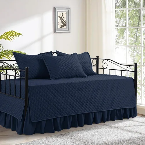 Vista 11 de HOMBYS Juegos de Fundas para Sofá Cama - Juego de Ropa de Cama para Sofá Cama con Costura de Diamante, Ropa de Cama Acogedora para Todas