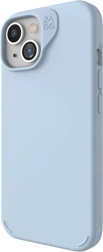 Vista 27 de [Usado] ZAGG Manhattan Snap - Funda para iPhone 15 Pro, funda de silicona de alta calidad, material de grafeno duradero, superficie lisa con un Negro