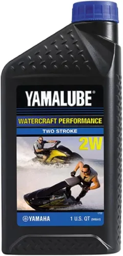 Vista 5 de Yamaha, 1 galón de aceite Yamalube 2-W para motor 2 tiempos para moto de agua Waverunner