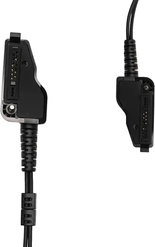 Vista 3 de Auriculares con micrófono PTT compatibles con Kenwood NX-200 NX-210 NX-300 NX-3300 TK-280 TK-290 NX5200 NX-5300-K2 P25 Walkie Talkie Radio