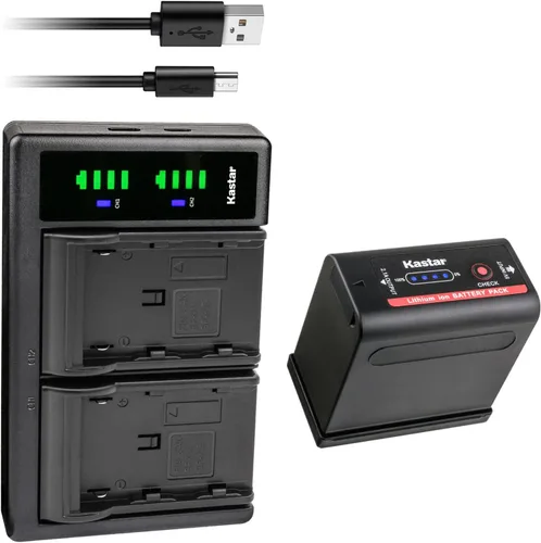 Vista 8 de Kastar Reemplazo del cargador de batería USB LTD2 para Canon EOS C100 Mark II, EOS C300, EOS C300 PL, EOS C500, EOS C500 PL, ES50, ES55, ES60, ES65