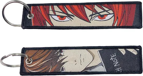 Vista 19 de 1 Pack Anime Etiqueta de Llavero Jet Etiqueta de Llavero Dibujos Animados Bordados con Llavero para Motocicletas Accesorios de Coche