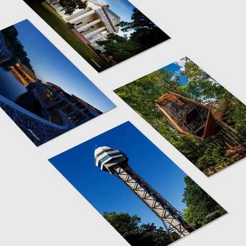 Vista 4 de Paquete de 20 postales de paisaje vintage de Estados Unidos de Arkansas, tarjetas postales de todo el mundo, tarjetas de felicitación para viajes
