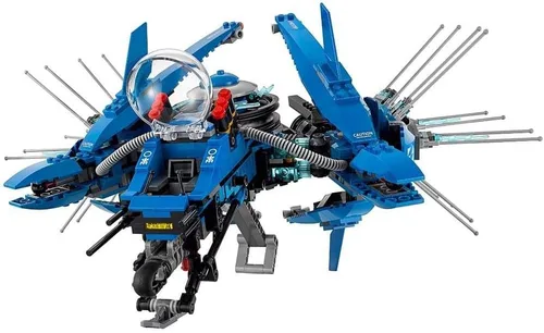 Vista 4 de LEGO Ninjago Movie Lightning Jet 70614 Kit de construcción (876 piezas)