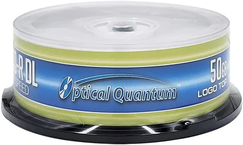 Vista 7 de OQBDRDL06LT-10 6X 50 GB BD-R DL Blu-Ray Logotipo Grabable de Doble Capa Top 10-Disc Husillo