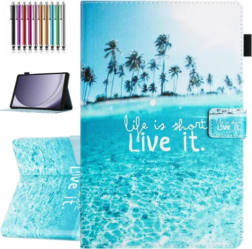 Vista 14 de Funda para Galaxy Tab A11+ Plus /A9+ Plus de 11 pulgadas 2026/2024 (SM-X210/X230), Samsung Tab A11+ /A9+ Cover, Auto Wake/Sleep, Funda plegable