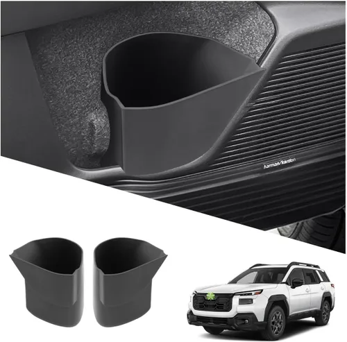 Vista 9 de Ruiya Bote de basura para puerta para Tesla Model 3 2023-2025, resistente al agua, de elastómero termoplástico, cubo de basura portátil integrado