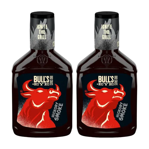 Vista 6 de Bull's-Eye, Salsas BBQ de humo de nogal, botella de 18 onzas (paquete de 3)