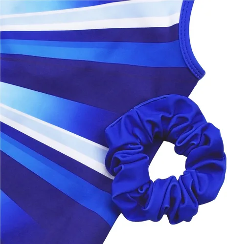 Vista 32 de MODAFANS Leotardos de gimnasia para niñas brillantes para bailar ballet, pantalones cortos con espalda cruzada