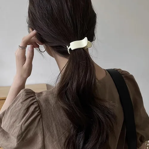 Vista 5 de 4 pinzas para el cabello para mujer, para colas de caballo altas y moños, accesorios de moda para el cabello para herramientas de trenzado