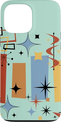 Vista 24 de Retro Mid Century Modern MCM Vibe Aesthetic Kitsch Art Case for iPhone 17
