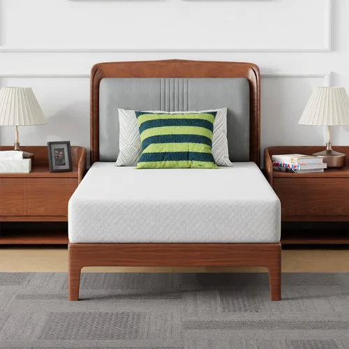 Vista 25 de PayLessHere Colchón de espuma viscoelástica con gel Twin de 5 pulgadas sin fibra de vidrio/Certificado CertiPUR-US/Cama en una caja/Sueño fresco
