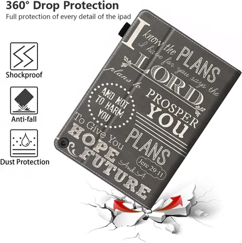 Vista 5 de Funda para tableta Amazon Kindle Fire HD 8/Fire HD 8 Plus (12ª/10ª generación, versión 2022/2020) – Funda de piel sintética de alta calidad
