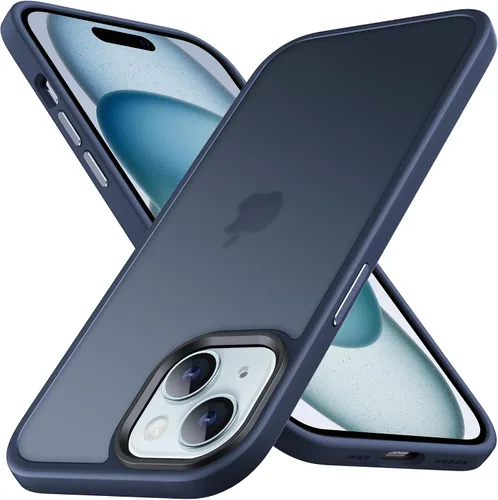 Vista 60 de Anqrp Funda diseñada para iPhone 11 azul [compatible con carga inalámbrica], [tacto sedoso] Funda delgada de silicona suave antiarañazos para iPhone