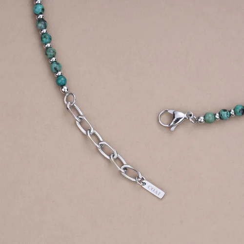 Vista 6 de COAI Collar con cuentas de piedra para hombre y mujer