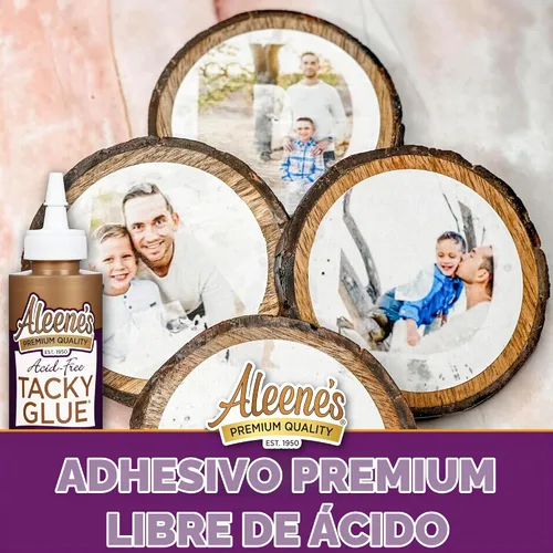 Vista 8 de Aleene's DC26425 Pegamento pegajoso sin ácidos, 4 oz.