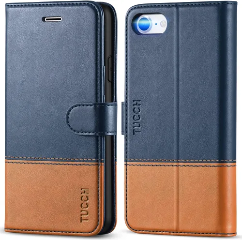 Vista 19 de TUCCH - Funda tipo cartera compatible con iPhone 8