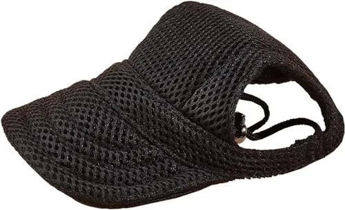 Vista 8 de Sombrero deportivo para perros, sombrero de lona para mascotas, sombrero de tela Oxford de béisbol deportivo con agujeros para las orejas