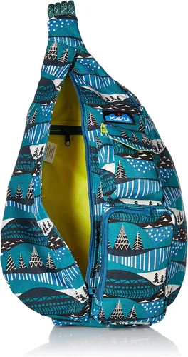 Vista 3 de KAVU Bolsa de hombro, bandolera de cuerda original con correa de hombro de cuerda ajustable
