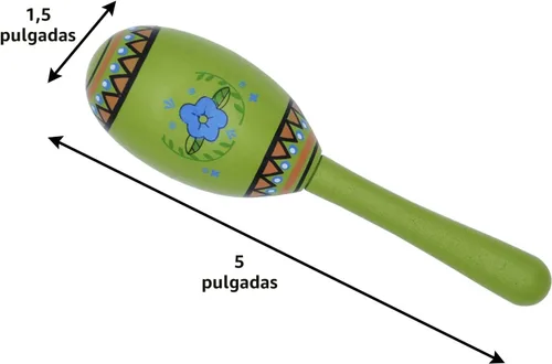 Vista 3 de JOYIN 12 mini maracas de madera para fiestas mexicanas, recuerdos de fiesta del Cinco de Mayo, diversión musical, fiestas de cumpleaños, fiesta