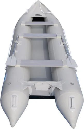 Vista 2 de BRIS Kayak inflable de 15.4 pies para 4 personas en canoa