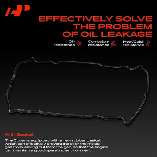 Vista 3 de A-Premium Kit de cubierta de válvula de motor compatible con Chevy Cruze, Sonic, Trax, Aveo, Aveo5, L4 1.6L 1.8L (tipo de aluminio mejorado)