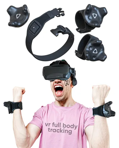Vista 58 de Skywin VR Tracker Belt & VR Tracker Straps for HTC Vive System, 2 Pack Adjustable Belt and Hand Straps for VR Full Body Tracking