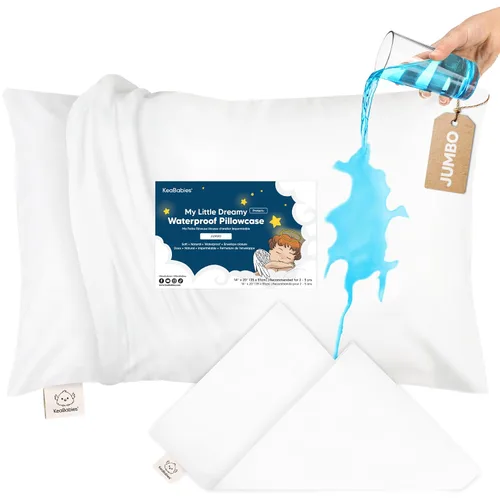 Vista 39 de KeaBabies Funda de almohada para niños pequeños de 13 x 18 pulgadas, funda de almohada de algodón orgánico para niños, niñas, funda de algodón suave