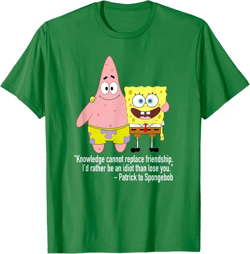 Vista 4 de Mademark x SpongeBob SquarePants - Patrick & SpongeBob - Camiseta de la amistad Asfalto