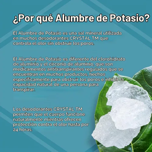 Vista 7 de Desodorante sin aroma CRYSTAL BODY (4.25 onzas líquidas)