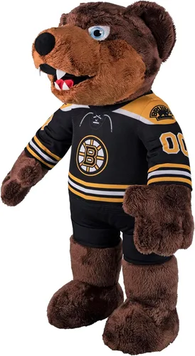 Vista 3 de Bleacher Creatures Boston Bruins Blades - Figura de felpa jumbo de 20 pulgadas, una mascota para jugar o exhibir