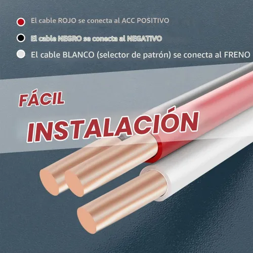 Vista 5 de 24 luces LED estroboscópicas para placa de matrícula, marco de luz para Ámbar