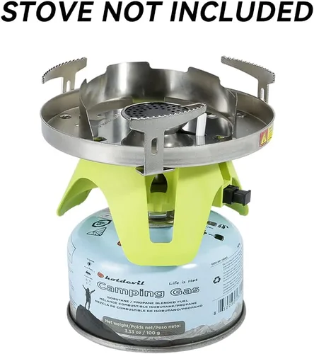Vista 3 de Hotdevil Recipiente de combustible de isobutano de 100 gramos para estufa de camping Recipiente de combustible de butano y propano para camping