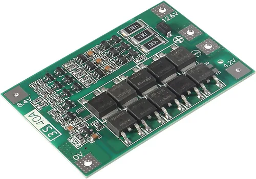 Vista 5 de Tablero de protección del PWB BMS de 3S 12V 40A para el módulo de la célula de batería de litio 18650 Li-ion