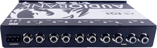 Vista 6 de AUDIOBANK AB-EQ5 Five Bank Indash Graphic Equalizer 1/2 DIN RCA Salidas/Conectores chapados en oro y controles separados para sistema maestro