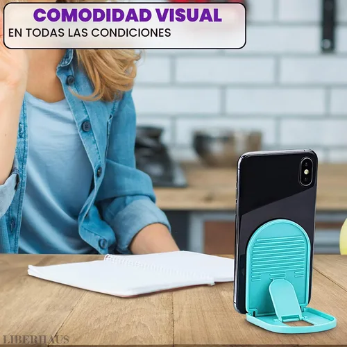 Vista 7 de LIBERHAUS Soporte plegable para teléfono celular de 12 piezas