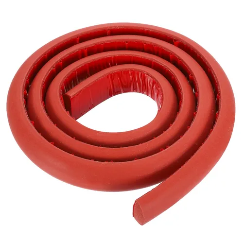 Vista 35 de uxcell Varilla de espuma de 3.28 pies, relleno de junta sólida en forma de D de 0.24 x 0.24 pulgadas, tira de sellado de espuma para protector