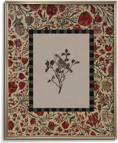 Vista 55 de Pintura vintage de paisaje de campo de flores silvestres, arte de pared de paisaje rural de granja, impresión artística de paisaje de jardín