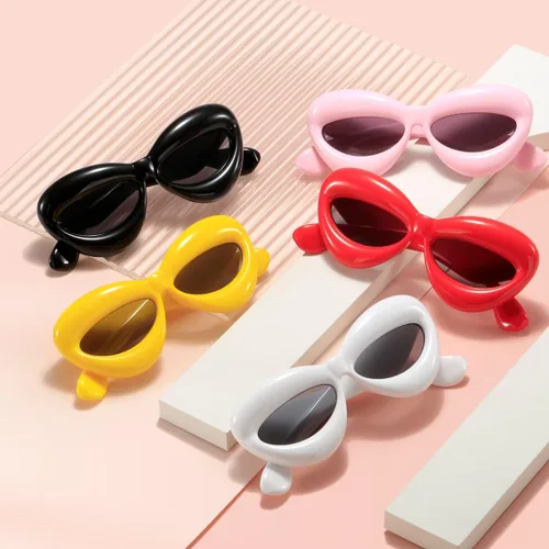 Vista 7 de Gafas de sol de labios inflables atrevidas, divertidas, divertidas, con forma de labios, estéticas, geniales UV400