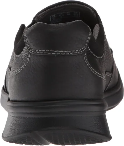 Vista 3 de Clarks Mocasines Cotrell Free para hombre, Negro