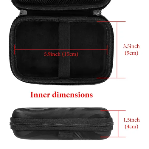 Vista 2 de TOCCOOL Handheld Game Console Portable Case, Protective Travel Retro Mini Game Console Box for Charging Cable, Earphones, Batteries, and Accessories