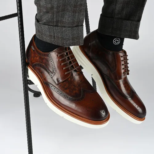 Vista 5 de TAFT 365 Modelo 103 Wingtip Oxford para hombre