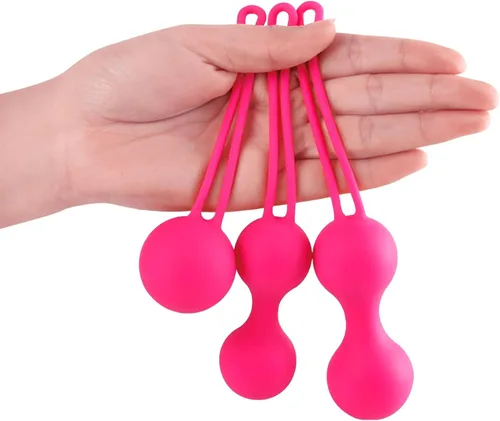 Vista 5 de Kegel - Juego de 3 piezas de entrenamiento muscular para suelo pélvico femenino, dispositivo de fortalecimiento del suelo pélvico, adecuado